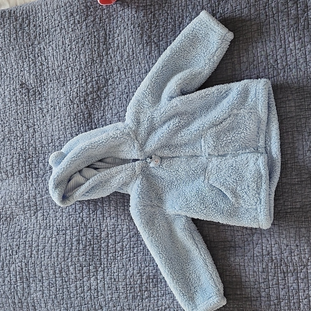 Carter's Light Blue Jacket 12 months